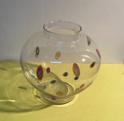 Vetri Artistici: Decorativo Vaso Con Murrine Di Grandi Dimensioni
