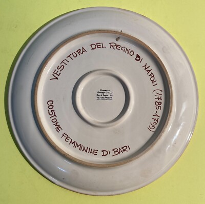 Ceramica Figurata: Costume Femminile Di Bari, Vestitura Del Regno Di Napoli