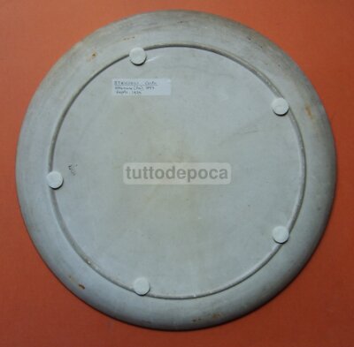 Carlo Striccoli, Ritratto Di Gentildonna Su Piatto In Ceramica