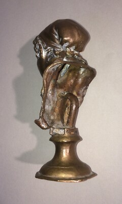 Arte Scultura Napoletana, Figura Popolare, Testina Di Giovane Donna, Decorativa
