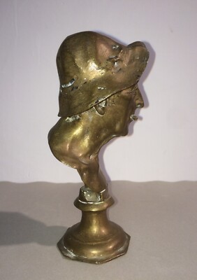 Arte Scultura Napoletana, Figura Popolare: Uomo Con Cappello E Mozzicone Di Sigaretta