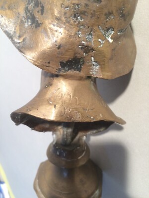 Arte Scultura Napoletana, Figura Popolare: Uomo Con Cappello E Mozzicone Di Sigaretta