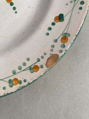 Piatto In Ceramica Decorata d'Emilio Palena, Abruzzo