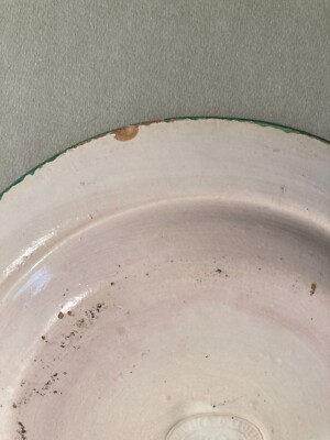 Piatto In Ceramica Decorata d'Emilio Palena, Abruzzo