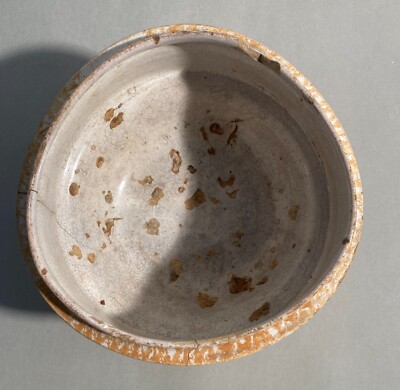 Zuppiera Antica In Ceramica Popolare Con Decori Floreali Policromi