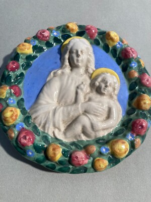 Ceramica Figurata Murano Guerrieri Madonna Con Bambino