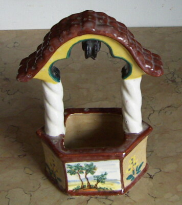 Abruzzo: Ceramica Decorativa Da Collezione Con Paesaggi Dipinti E Motivi Floreali
