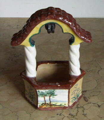 Abruzzo: Ceramica Decorativa Da Collezione Con Paesaggi Dipinti E Motivi Floreali