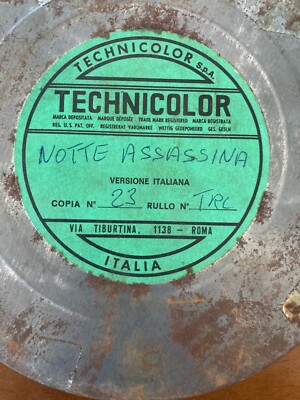 Cinema, Pellicola d'Epoca Notte Assassina (Technicolor)