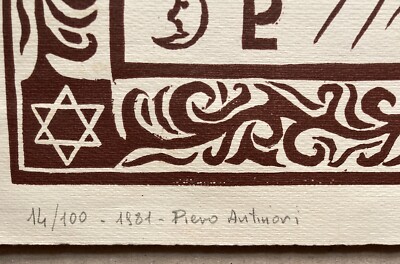 Grafica Artistica, Simbologia Astrologica: Il Sole Di Piero Antinori (1981)