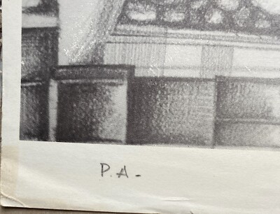 Ennio Minerva: Grafica Contemporanea Allegorica, Prova d'Autore, 1987