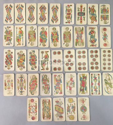 Giochi, Cartomanzia E Predizione: Antiche Carte Da Gioco Illustrate, Tarocchi