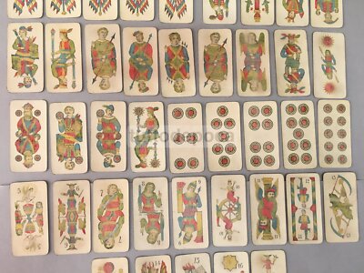 Giochi, Cartomanzia E Predizione: Antiche Carte Da Gioco Illustrate, Tarocchi