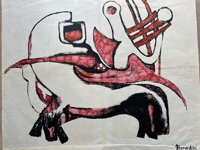 Berardini, Composizione Astratta Informale, Roma, 1973