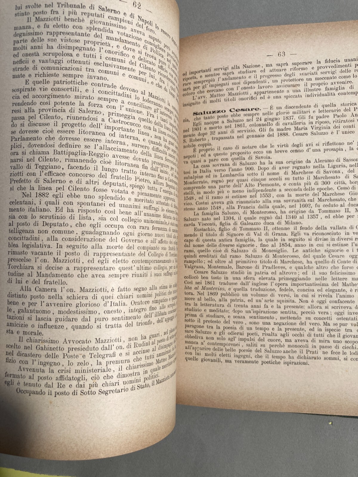 Profili Biografici: Biografie Di Politici, Letterati, Artisti E Casa Savoia