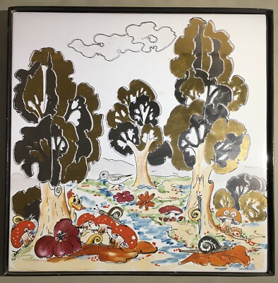 Arte Contemporanea: Favole, Illustrazione Per Bambini. Grande Ceramica Di Gubbio, Novecento