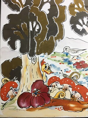 Arte Contemporanea: Favole, Illustrazione Per Bambini. Grande Ceramica Di Gubbio, Novecento