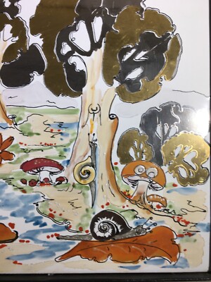 Arte Contemporanea: Favole, Illustrazione Per Bambini. Grande Ceramica Di Gubbio, Novecento