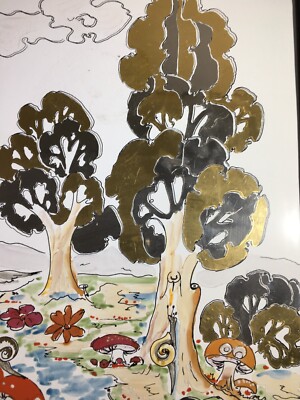Arte Contemporanea: Favole, Illustrazione Per Bambini. Grande Ceramica Di Gubbio, Novecento