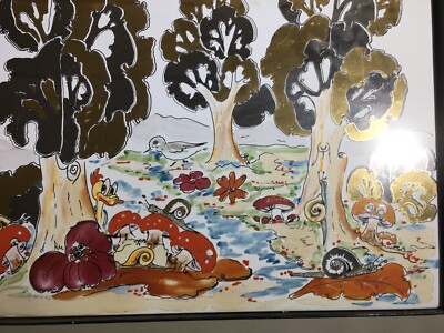 Arte Contemporanea: Favole, Illustrazione Per Bambini. Grande Ceramica Di Gubbio, Novecento
