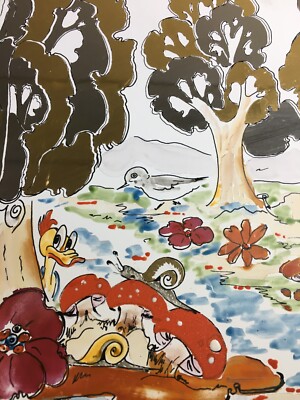Arte Contemporanea: Favole, Illustrazione Per Bambini. Grande Ceramica Di Gubbio, Novecento