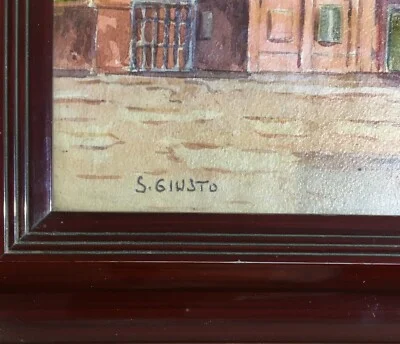 Religious Art and Architecture in Trieste: View of San Giusto, Painting by the Artist Perich