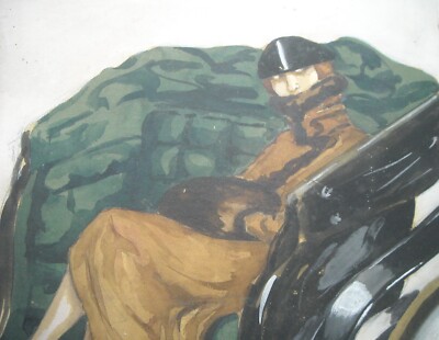 Arte   Artisti Del '900   Illustratori   Beltrame   Donnina Liberty   Decorativo d'Epoca