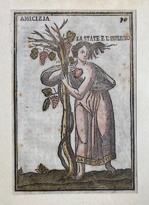 Mitologia: Allegoria Dell'Amicizia, Stagioni Estate E Inverno, Vino E Uva