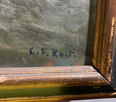 Arte Contemporanea: Carlo Fortunato Rosti, Paesaggio Lacustre ("Il Canneto")
