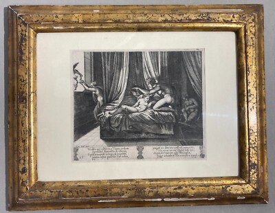 Arte Antica: Agostino Veneziano (De Musi), Incisore Salamanca. Favola Di Psiche, '500.