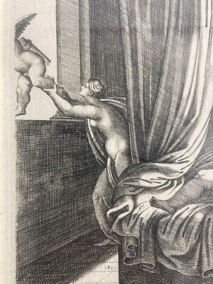 Arte Antica: Agostino Veneziano (De Musi), Incisore Salamanca. Favola Di Psiche, '500.