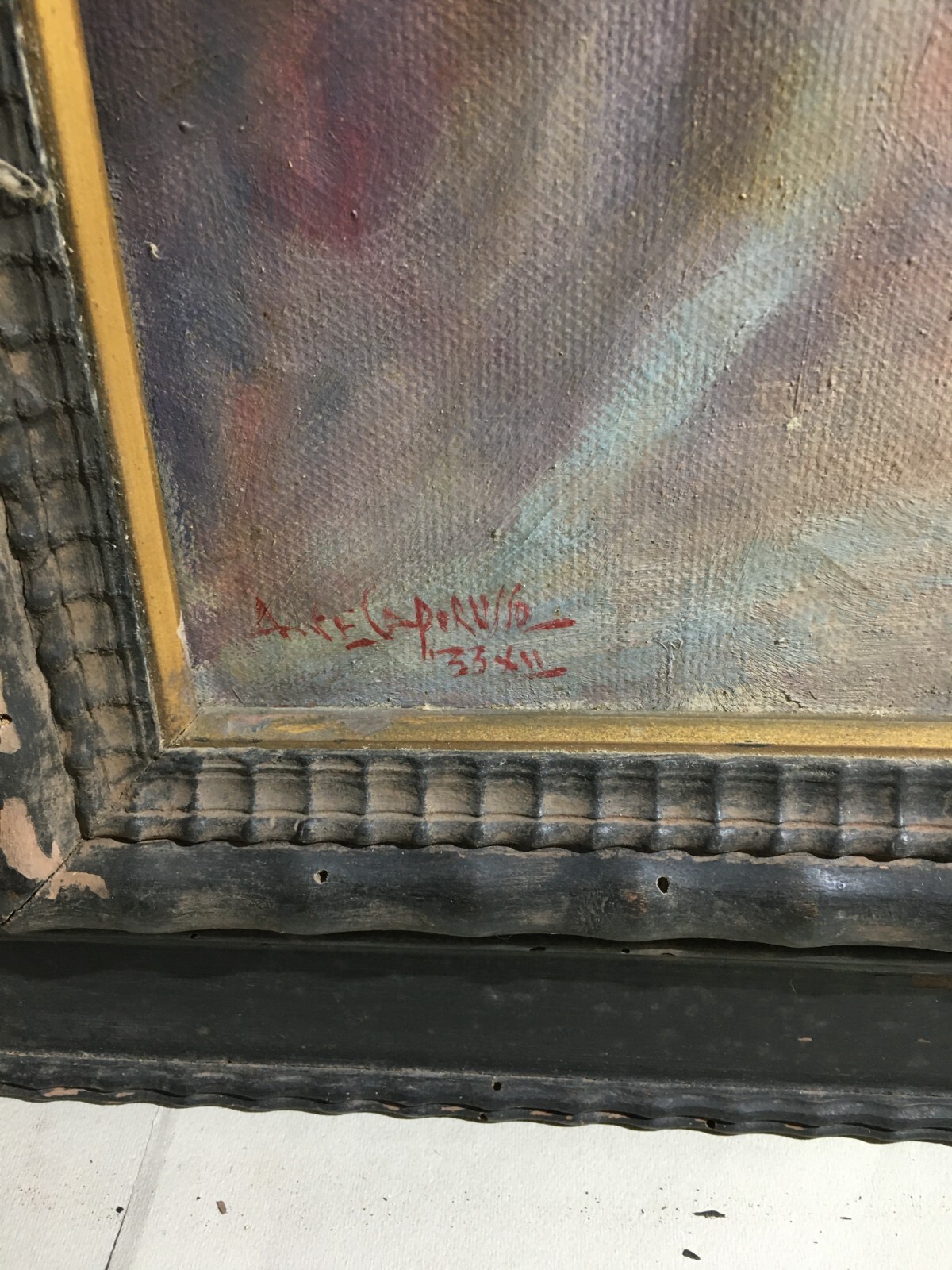 Arte Del '900   Ant. F. Caporusso   Ritratto Di Medico   1933