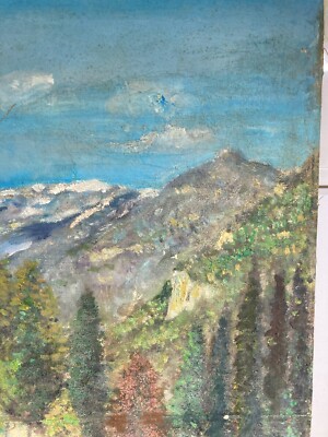 Paesaggio Montano Bucolico Con Pastorella E Pecore, Giuseppe Zancolli, XX Secolo