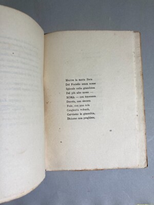 Militaria   Grande Guerra   Coselschi   Poema Del Soldato Ignoto   1925