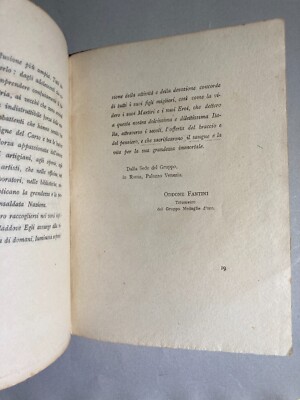 Militaria   Grande Guerra   Coselschi   Poema Del Soldato Ignoto   1925