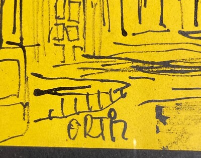Ortiz, Veduta Di Roma. Disegno A China
