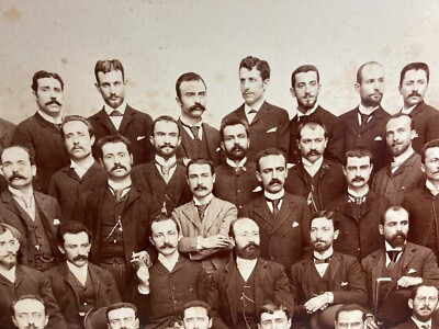Fotografie Storiche E Da Collezione: Napoli, Fotografo Montabone, Gruppo Di Baffuti