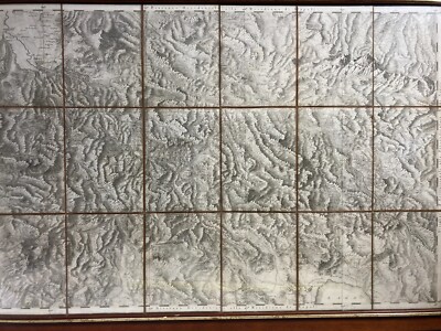 Antica Cartografia Abruzzo: L'Aquila, Rieti, Avezzano, Lago Fucino. Rizzi Zannoni