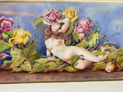 Antonio Bassi, Allegoria Dell'Amore. Pittura A Tecnica Mista, Trani