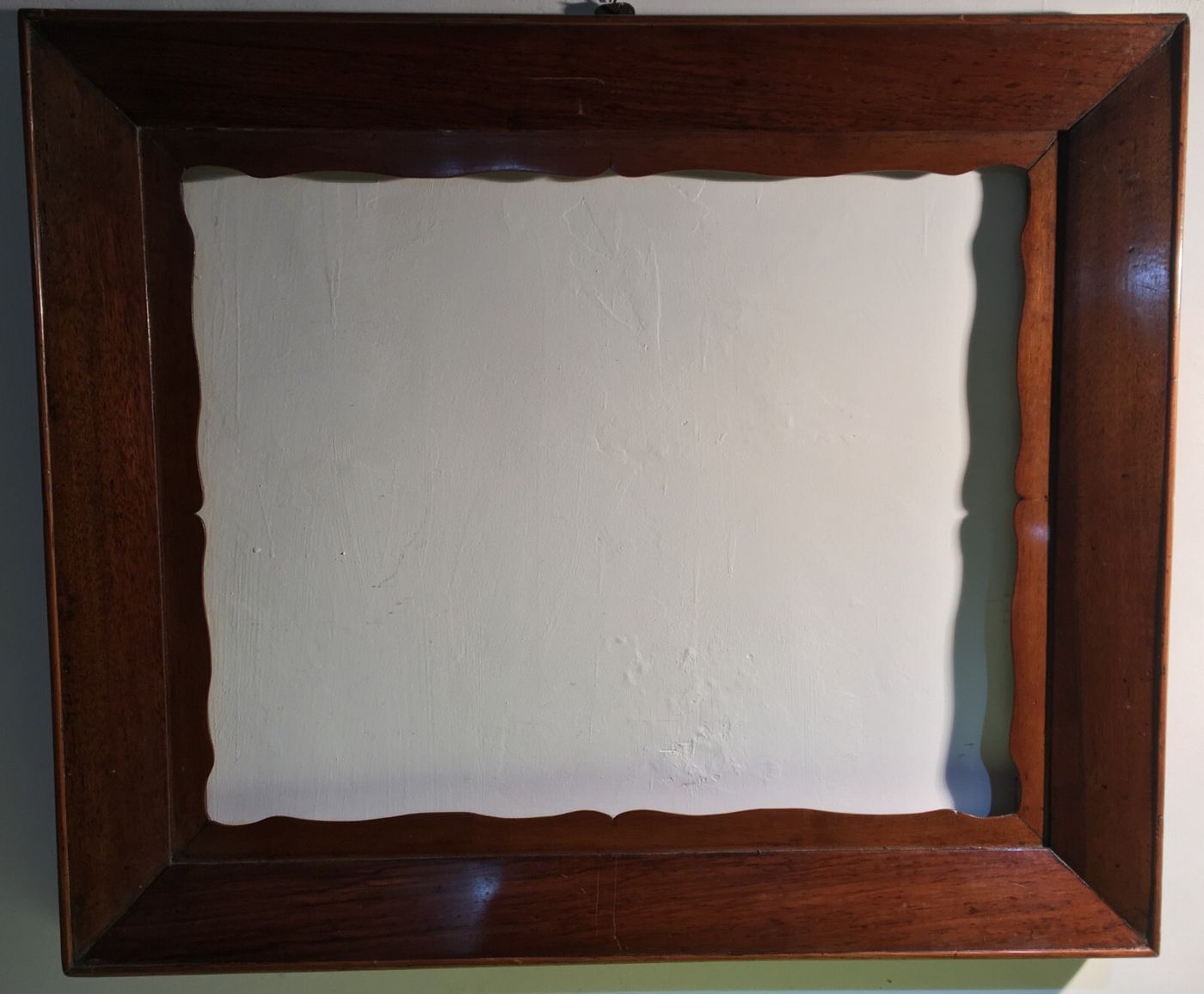 Grande Cornice Decorativa In Legno Della Metà Del XIX Secolo