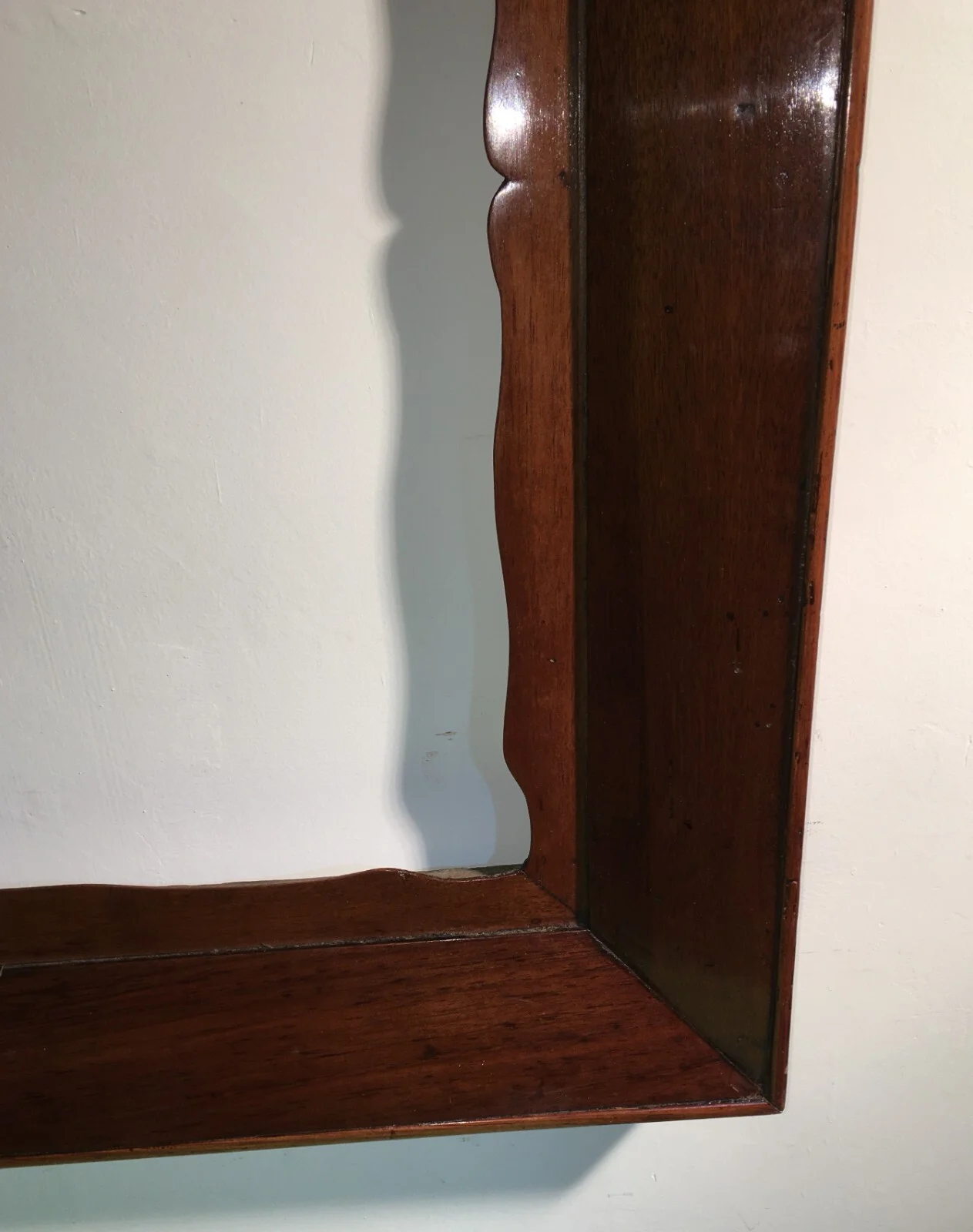 Large Decorative Wood Frame from the Mid-19th Century