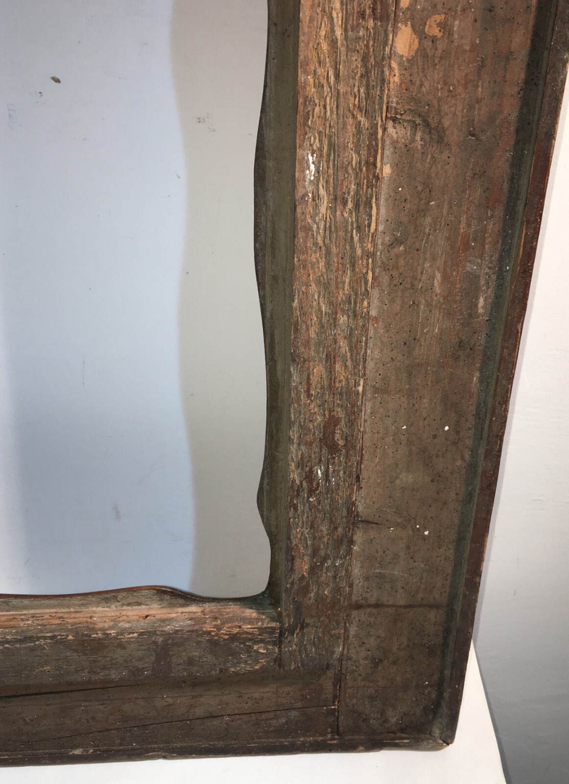Grande Cornice Decorativa In Legno Della Metà Del XIX Secolo