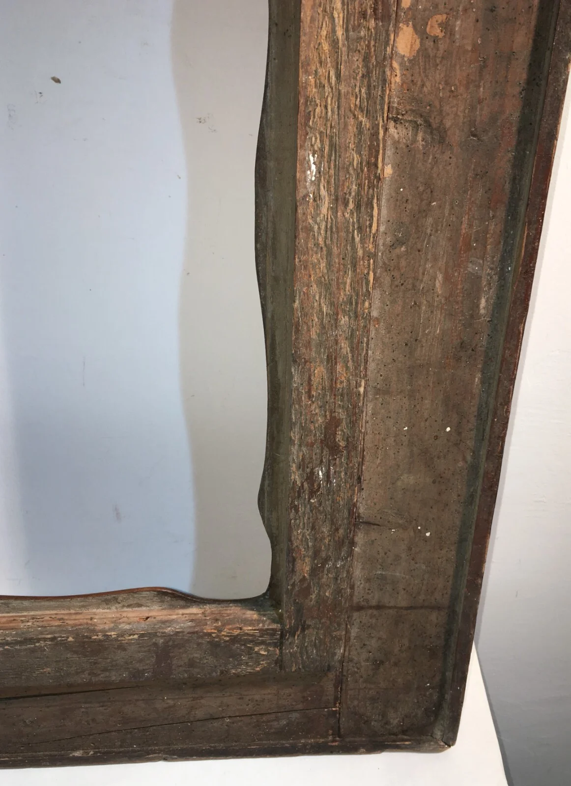 Large Decorative Wood Frame from the Mid-19th Century