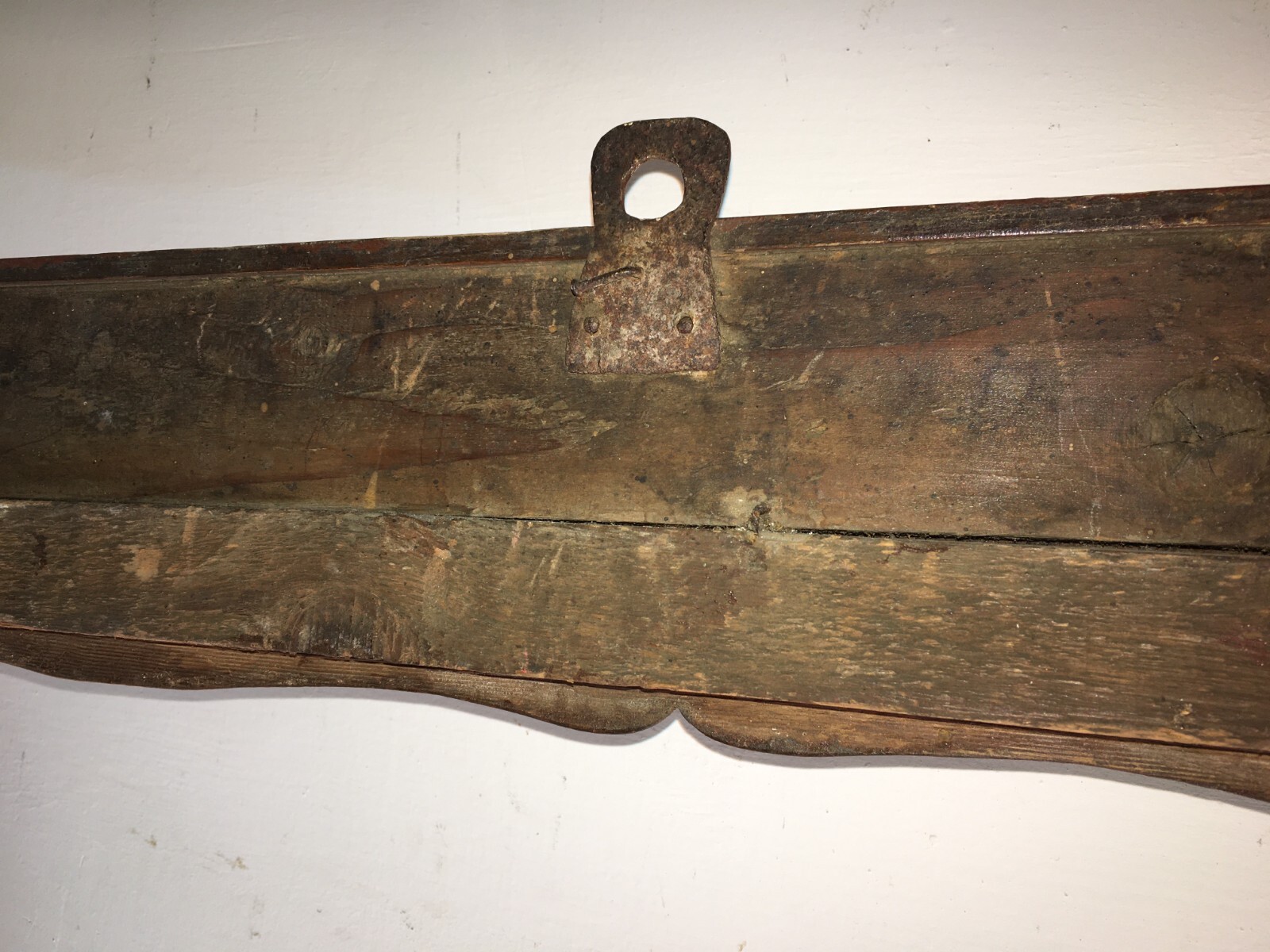 Grande Cornice Decorativa In Legno Della Metà Del XIX Secolo