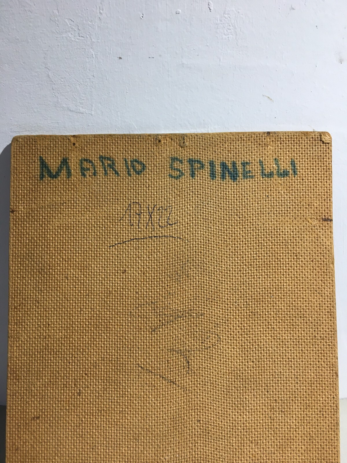 Mario Spinelli (attr.)   Veduta Di Piazza Con Mercato   Dipinto A Olio Su Faesite