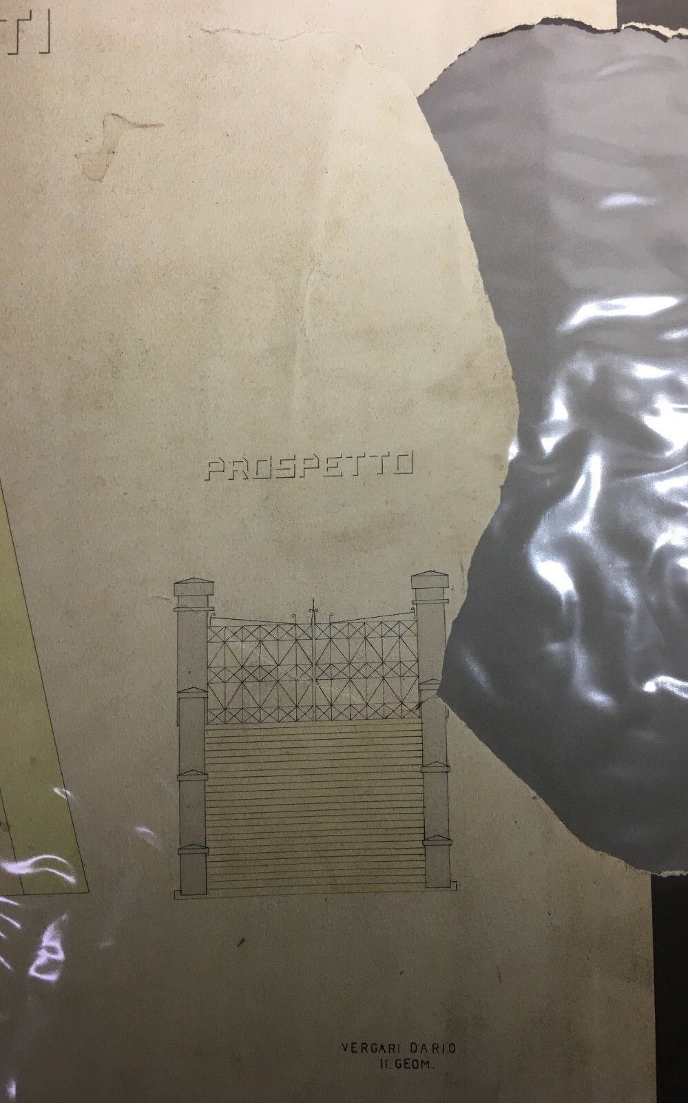 Serra S. Quirico: Progetto Per Monumento Ai Caduti   Disegno Architettonico Di Dario Vergari