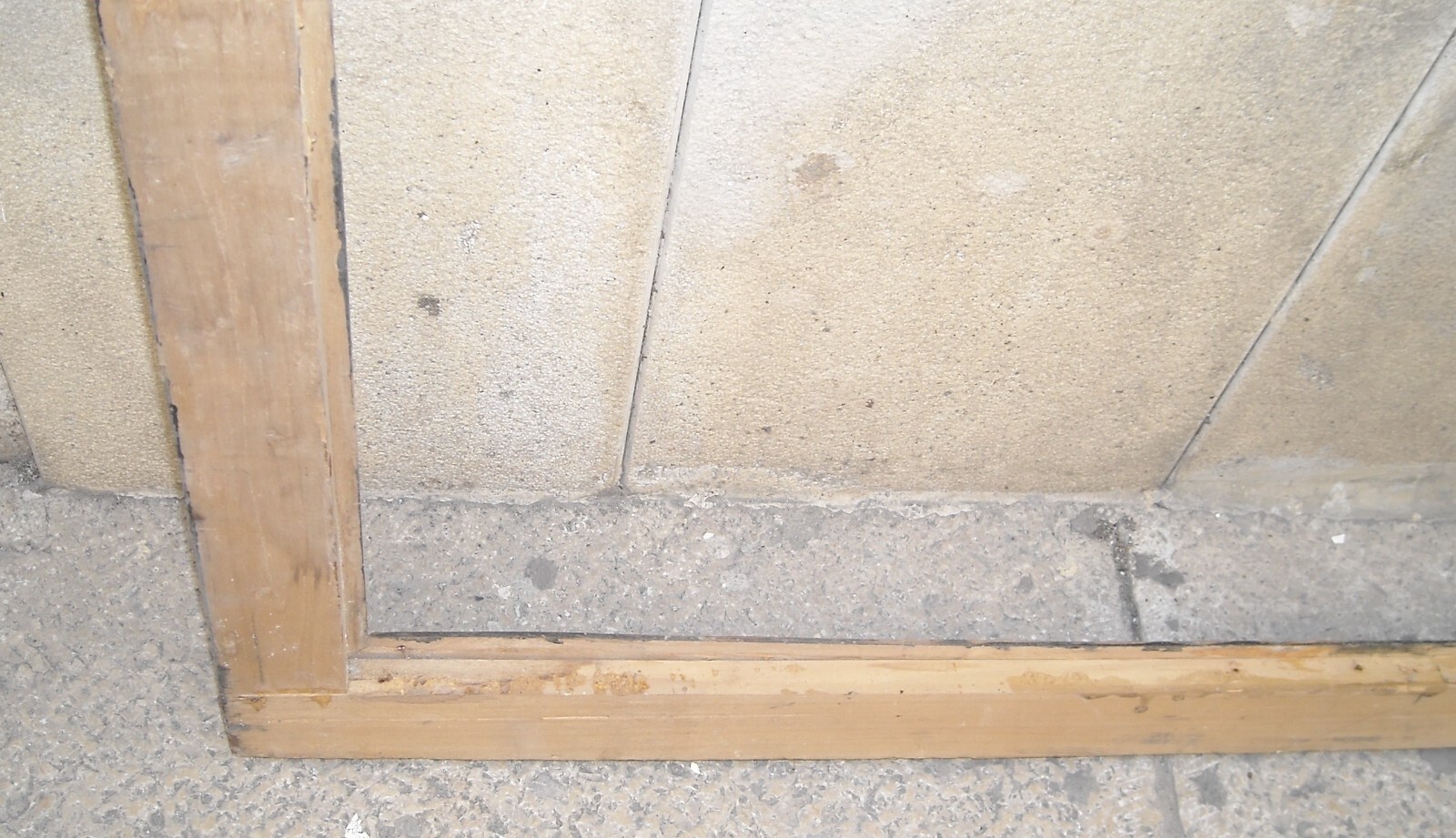 Antica Grande Cornice In Legno Ebanizzato Lineare