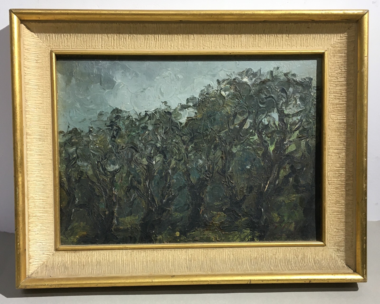 Arte Del '900, Puglia: Giuseppe Di Fino   Ulivi In Autunno (Mostra Maggio Di Bari)