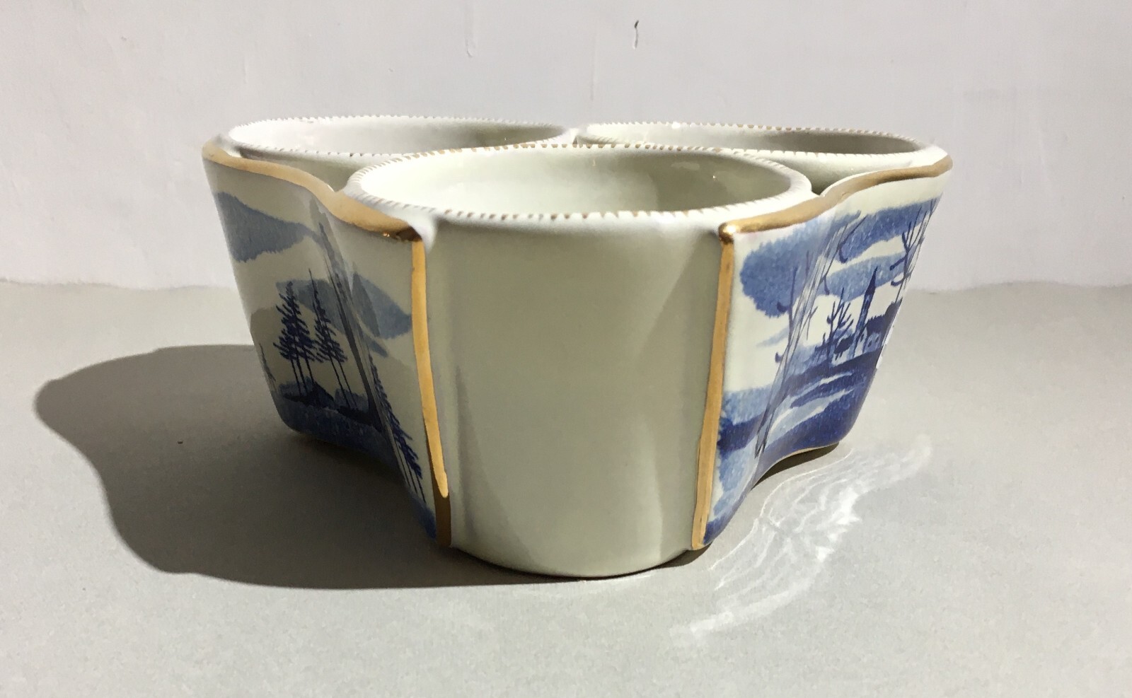 Ceramica Da Collezione, Soprammobile Decorativo La Quercia Con Tre Dipinti