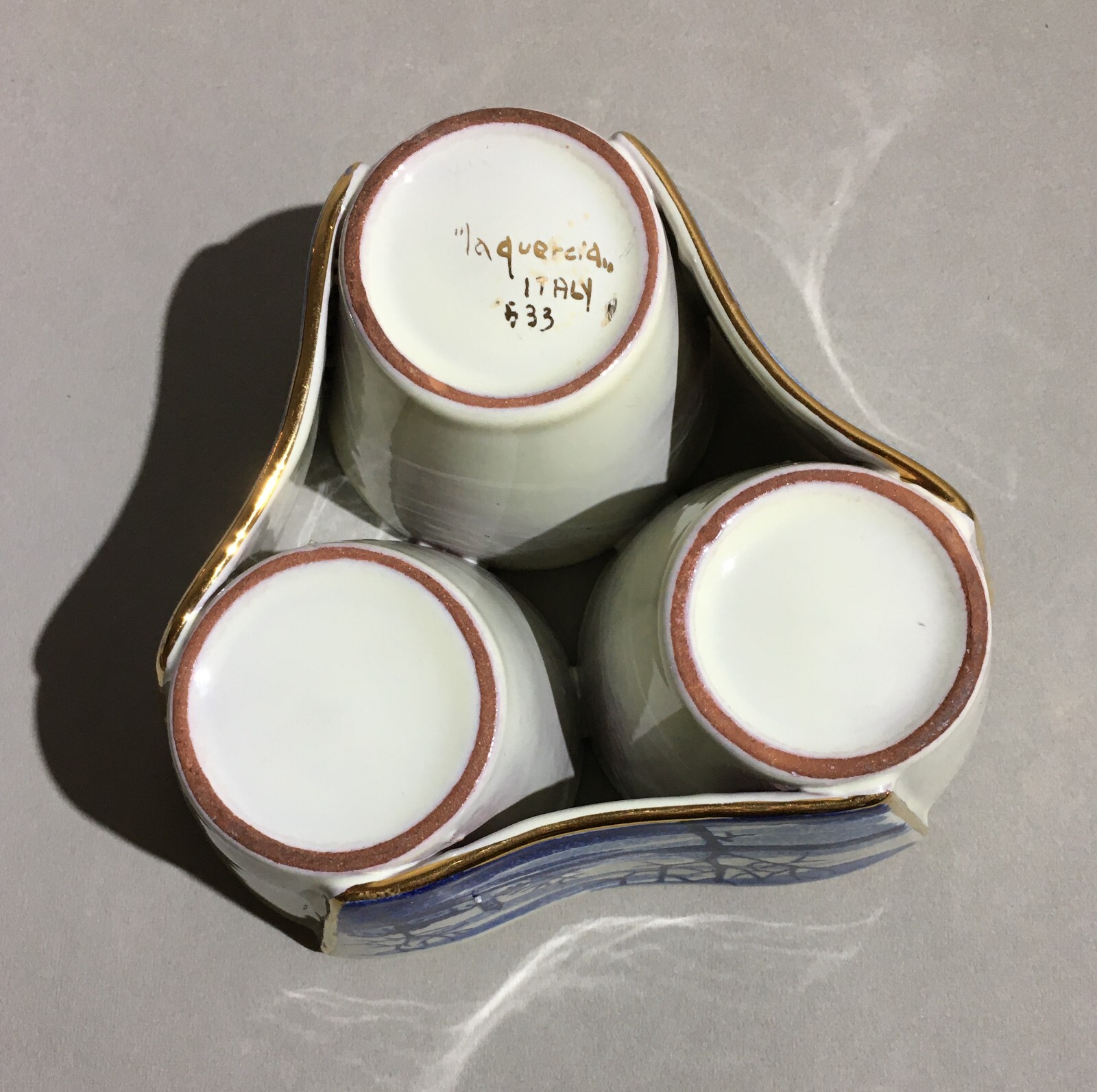 Ceramica Da Collezione, Soprammobile Decorativo La Quercia Con Tre Dipinti